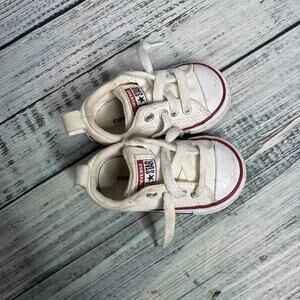 Converse All Star Infant Toddler Shoes White Classic Low Top 3